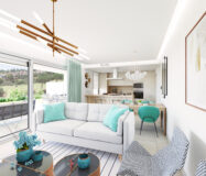 3-комнатные дуплексы с террасой в Михасе 119.76 кв.м