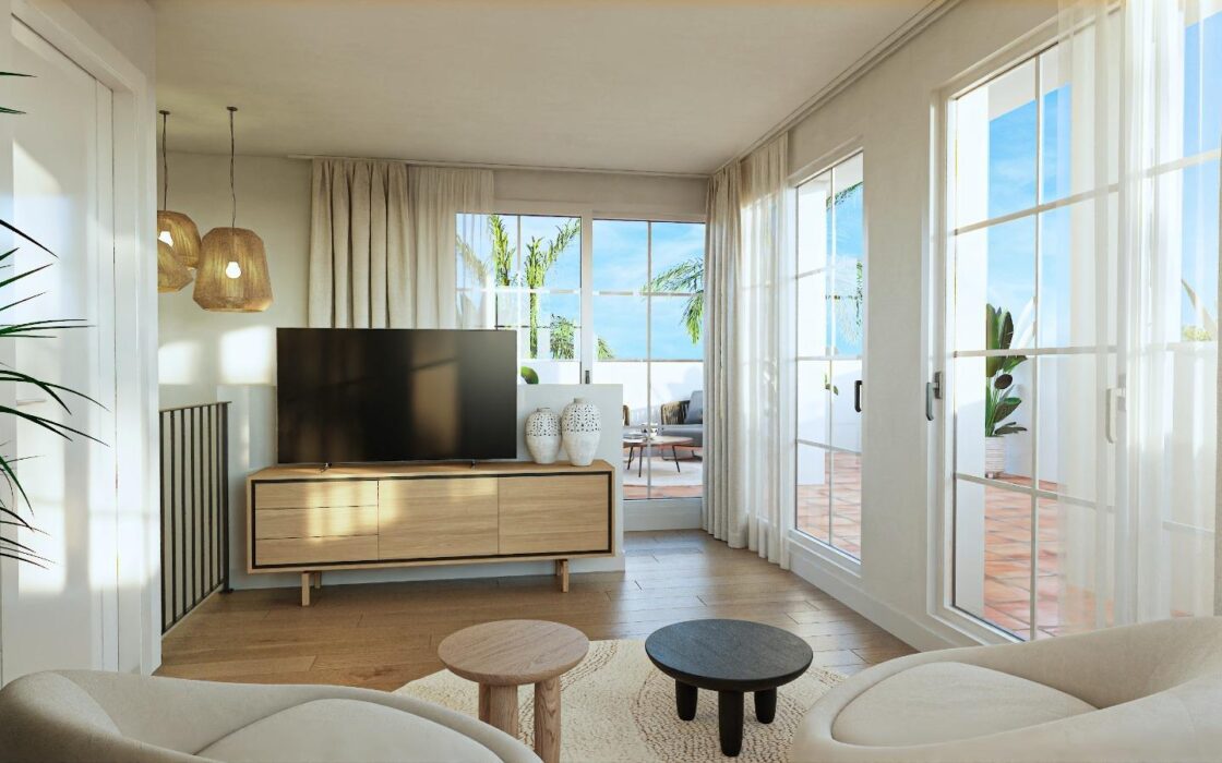 Эксклюзивный таунхаус 316 кв.м в Sierra Cortina у моря