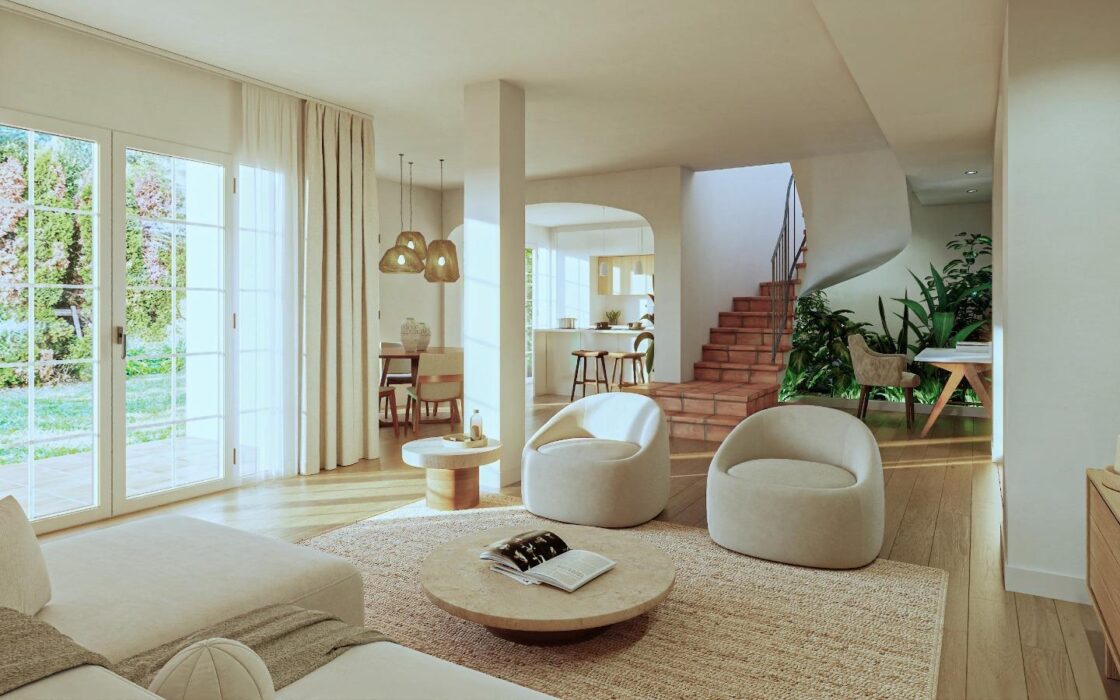 Эксклюзивный таунхаус 316 кв.м в Sierra Cortina у моря