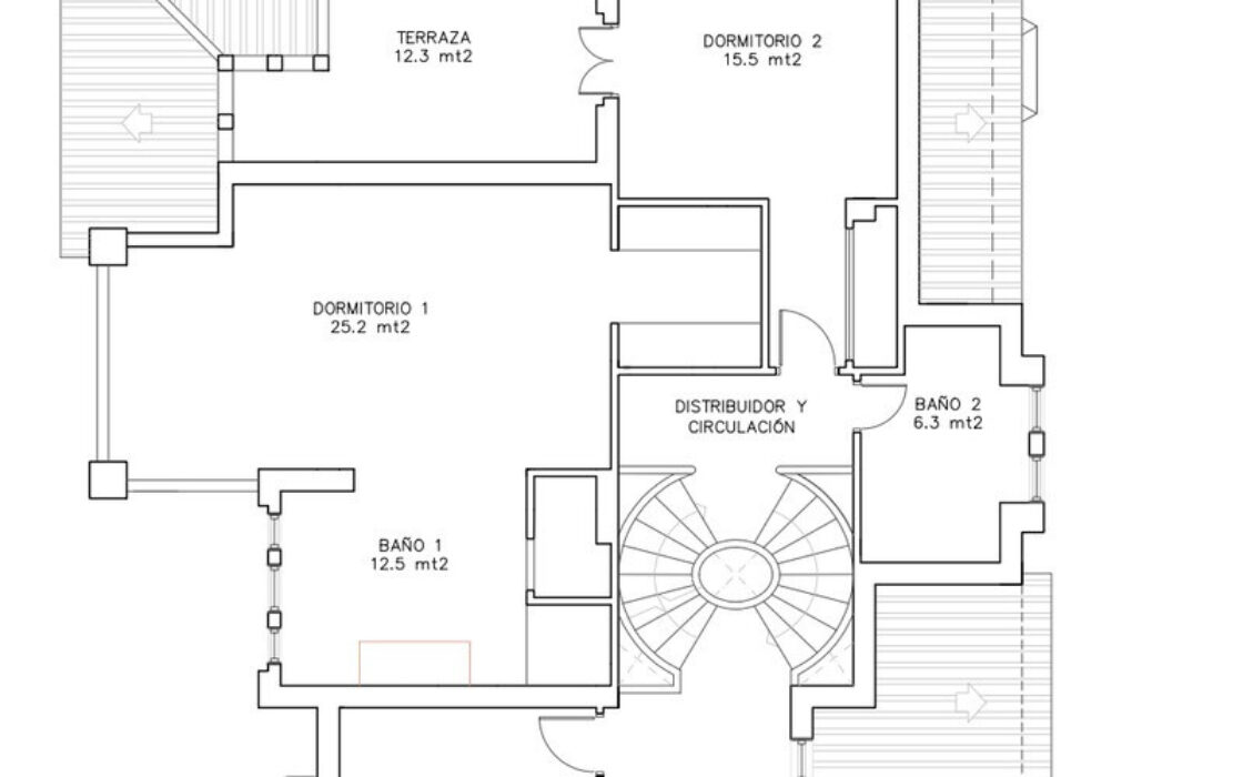 Отдельная вилла в Марбелье с террасой 496 кв.м