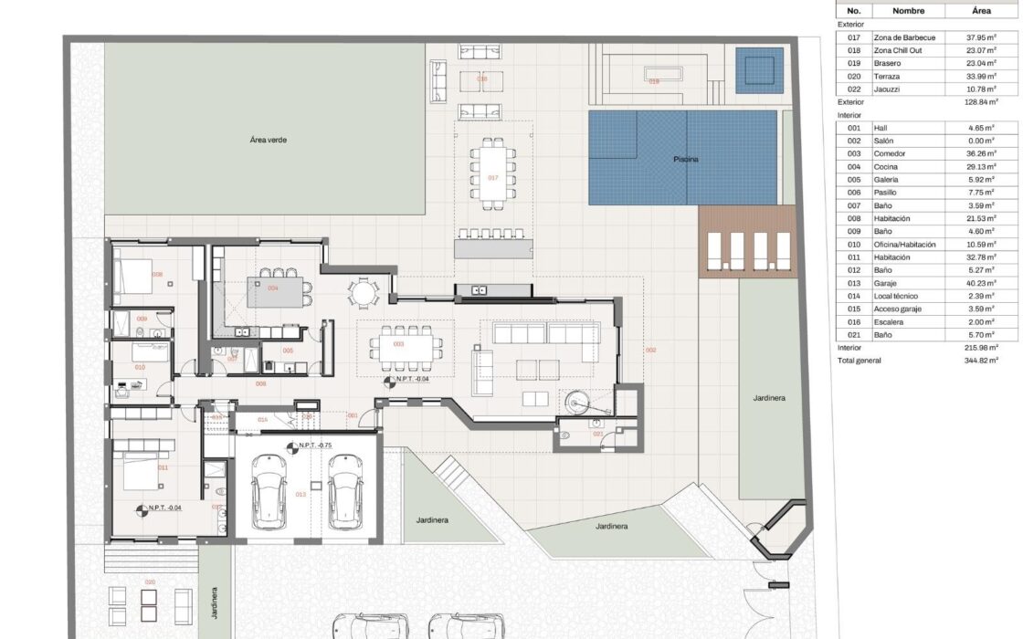 Будинок 457 кв.м з терасою та басейном в Аліканте