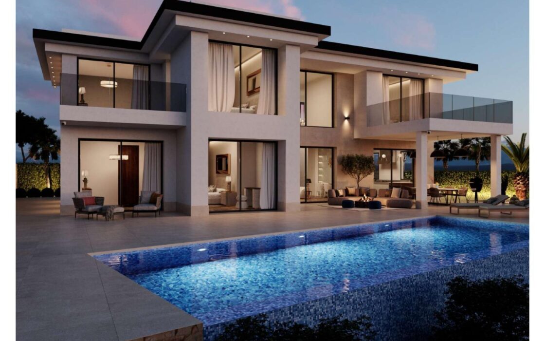 Вілла в Фінестраті з басейном і видом на море 550 кв.м