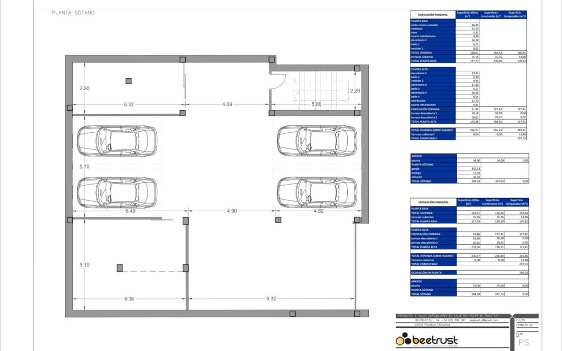 Вілла в Фінестраті з басейном і видом на море 550 кв.м