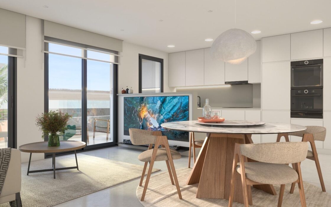 Эксклюзивные апартаменты 2+3 комнаты в центре Санта-Пола