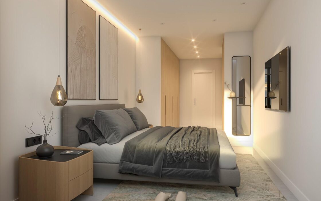 Эксклюзивные апартаменты 2+3 комнаты в центре Санта-Пола