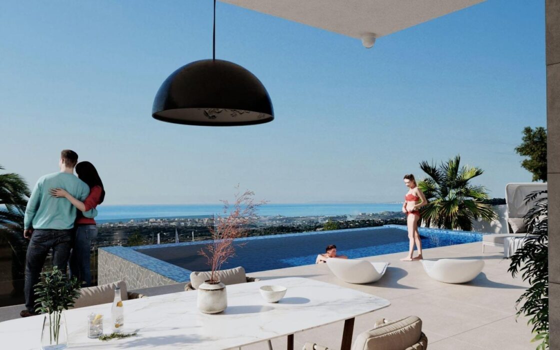 Нова вілла у Фінестраті з видом на море та терасою 400 кв.м