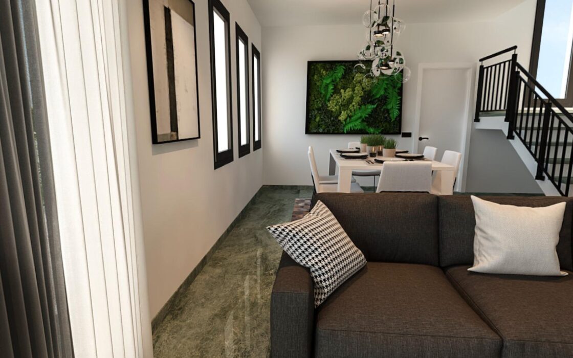 Современный дом с 3 спальнями в Дении с видом на Монгó