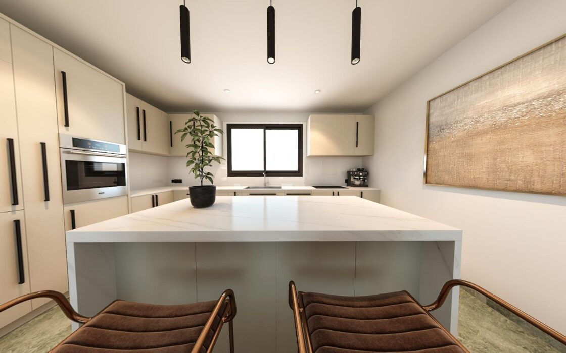 Современный дом с 3 спальнями в Дении с видом на Монгó