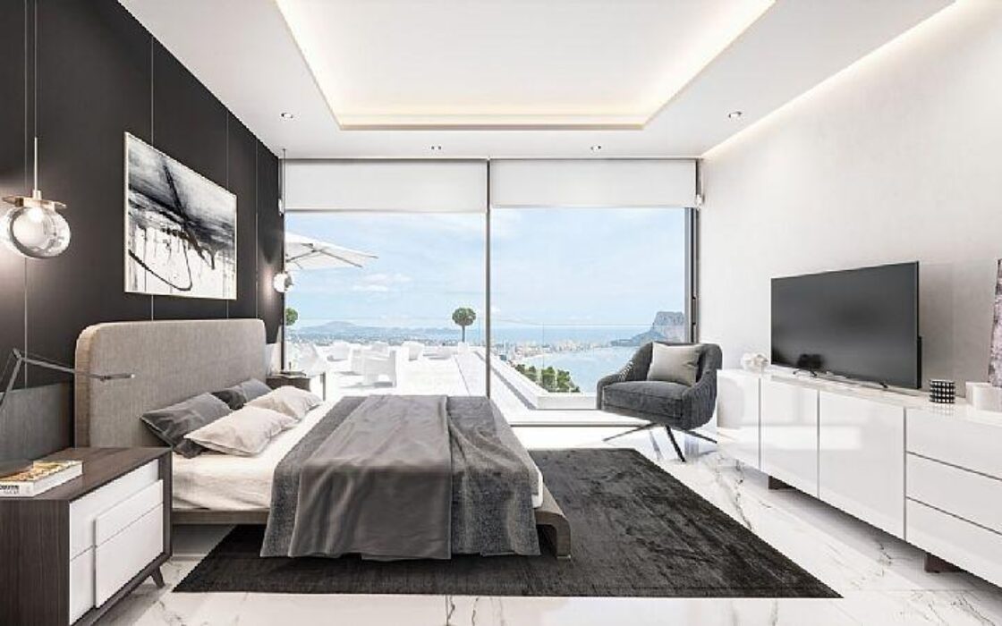 Вилла в Кальпе з видом на море, 427 кв.м, 4 спальні