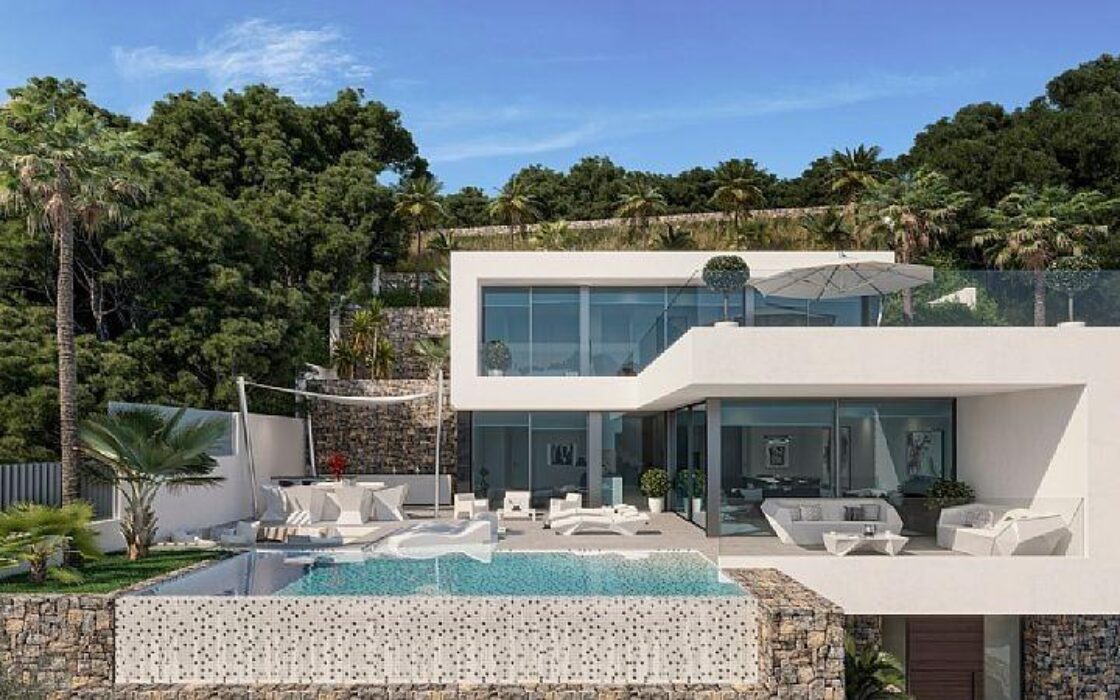 Вилла в Кальпе з видом на море, 427 кв.м, 4 спальні