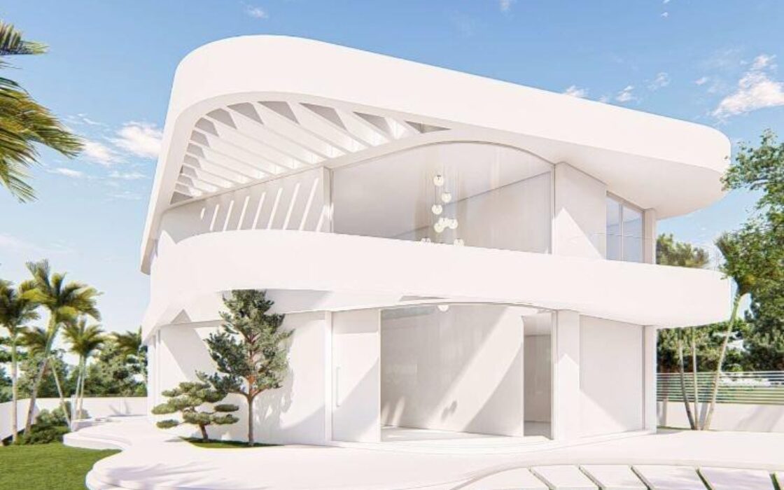 Вилла 500 кв.м в Аликанте, новостройка с 4 спальнями