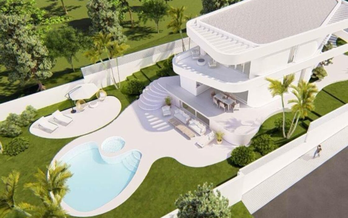 Вилла 500 кв.м в Аликанте, новостройка с 4 спальнями