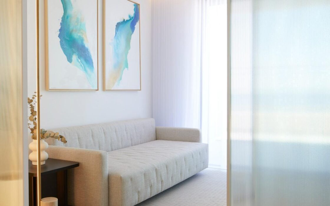 Квартира 2 спальни в Ла-Манге с видом на море 118,86 кв.м