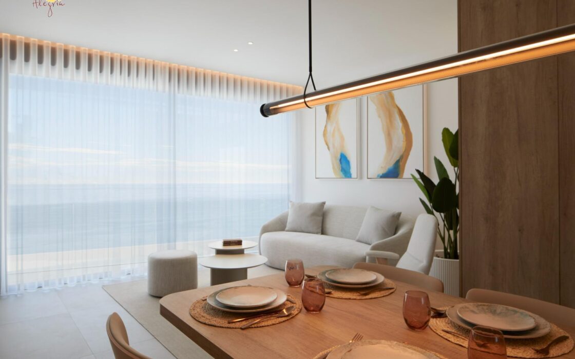 Квартира 2 спальни в Ла-Манге с видом на море 118,86 кв.м