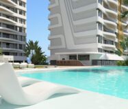 Квартира 2 спальни в Ла-Манге с видом на море 118,86 кв.м