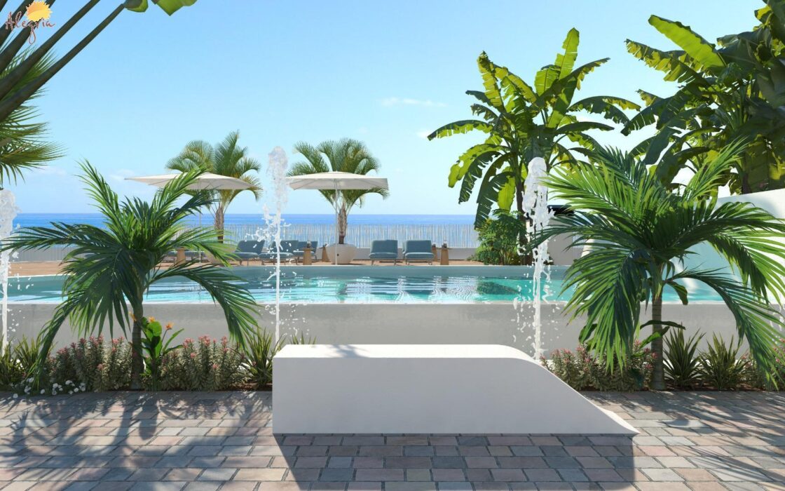 Квартира 2 спальни в Ла-Манге с видом на море 118,86 кв.м