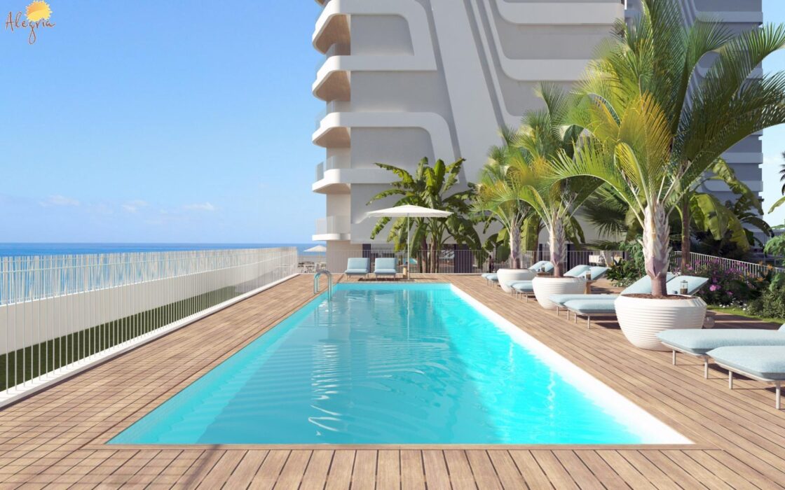 Квартира 2 спальни в Ла-Манге с видом на море 118,86 кв.м