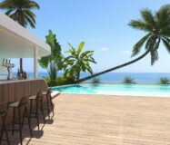 Квартира 2 спальни в Ла-Манге с видом на море 118,86 кв.м