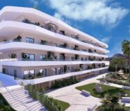 Новые квартиры в Ла-Нусии у моря с террасами и бассейном