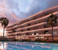 Новые квартиры в Ла-Нусии у моря с террасами и бассейном