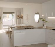 Новые квартиры в Ла-Нусии у моря с террасами и бассейном