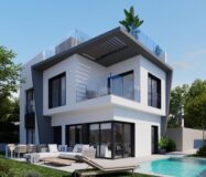 Вилла у моря в Коста-Бланке 179 кв.м с террасой и бассейном