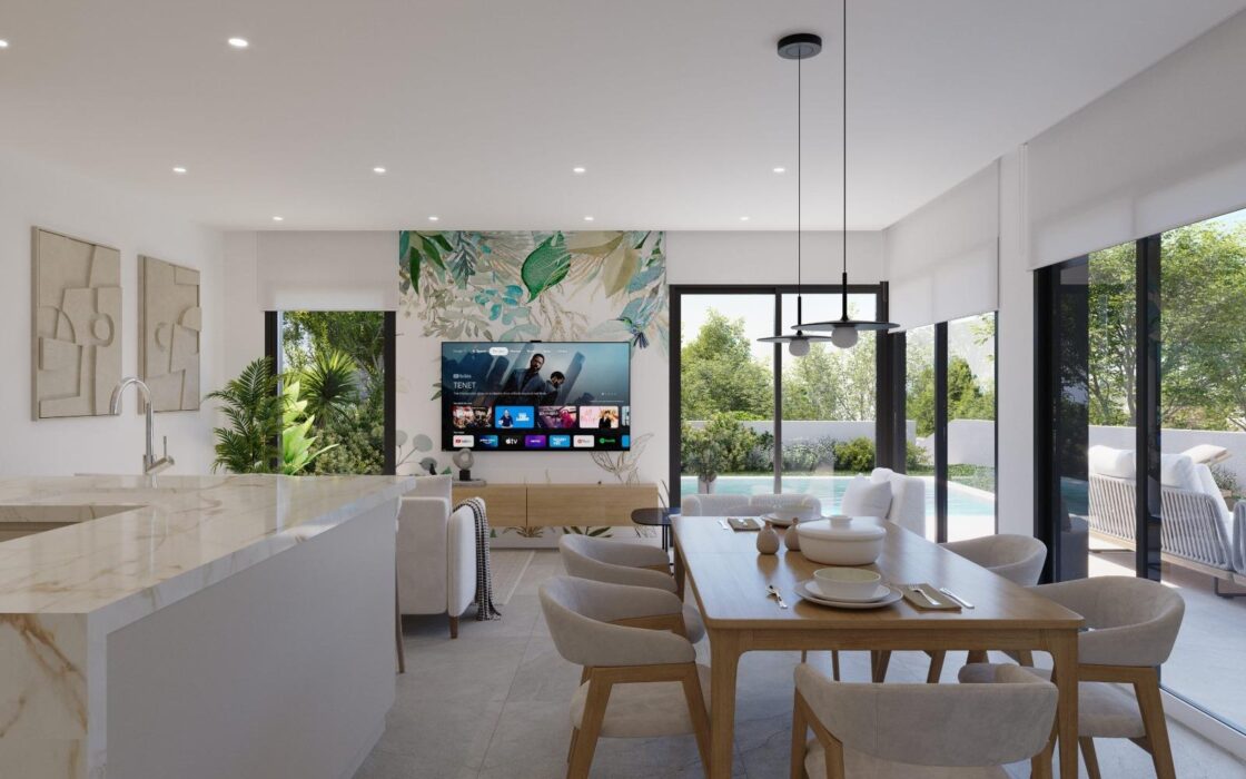 Вилла у моря в Коста-Бланке 179 кв.м с террасой и бассейном