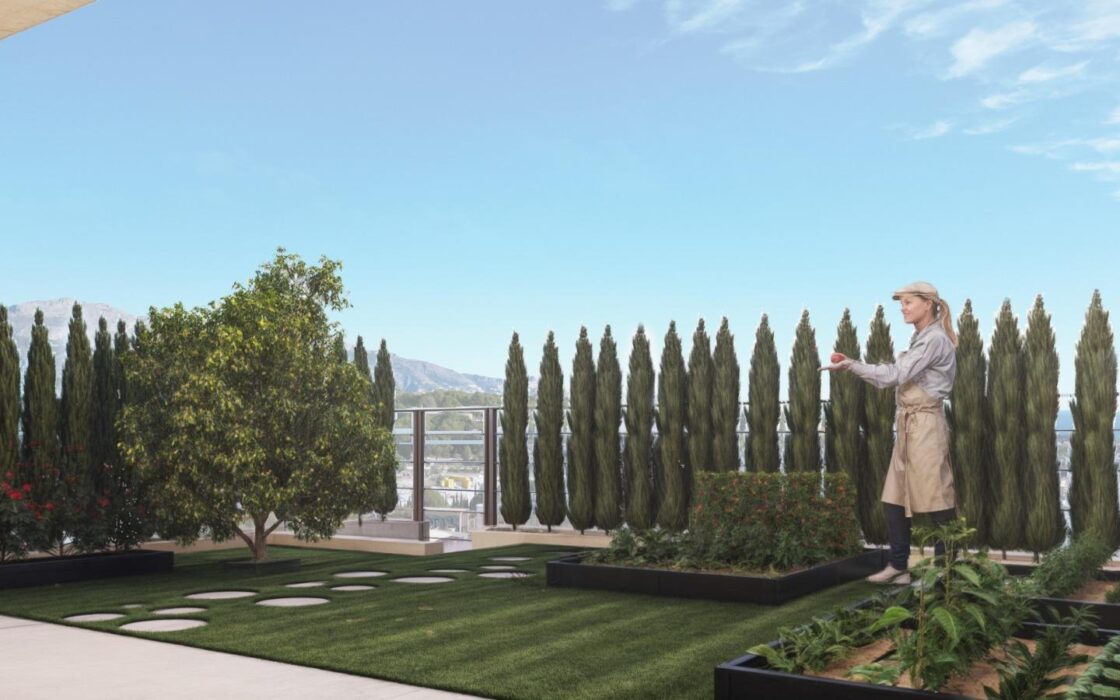 Новые таунхаусы в Ла-Нусии с панорамным видом 172 кв.м