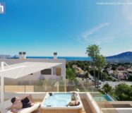 Новые таунхаусы в Ла-Нусии с панорамным видом 172 кв.м