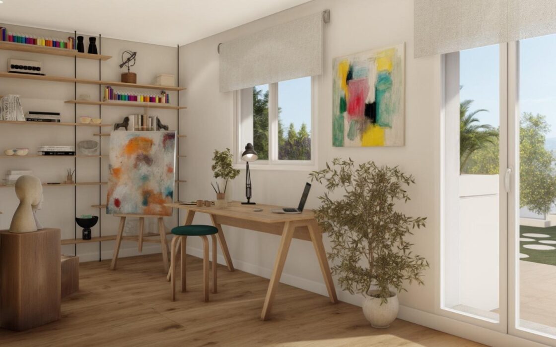 Новые таунхаусы в Ла-Нусии с панорамным видом 172 кв.м