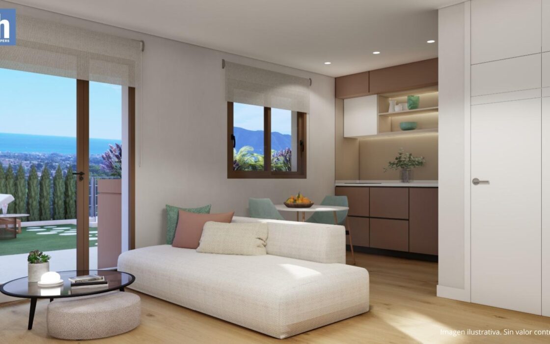 Новые таунхаусы в Ла-Нусии с панорамным видом 172 кв.м