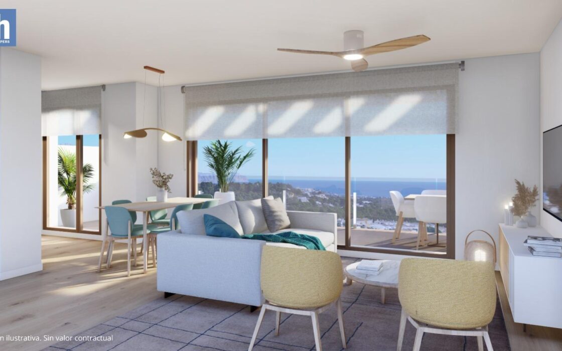 Новые таунхаусы в Ла-Нусии с панорамным видом 172 кв.м