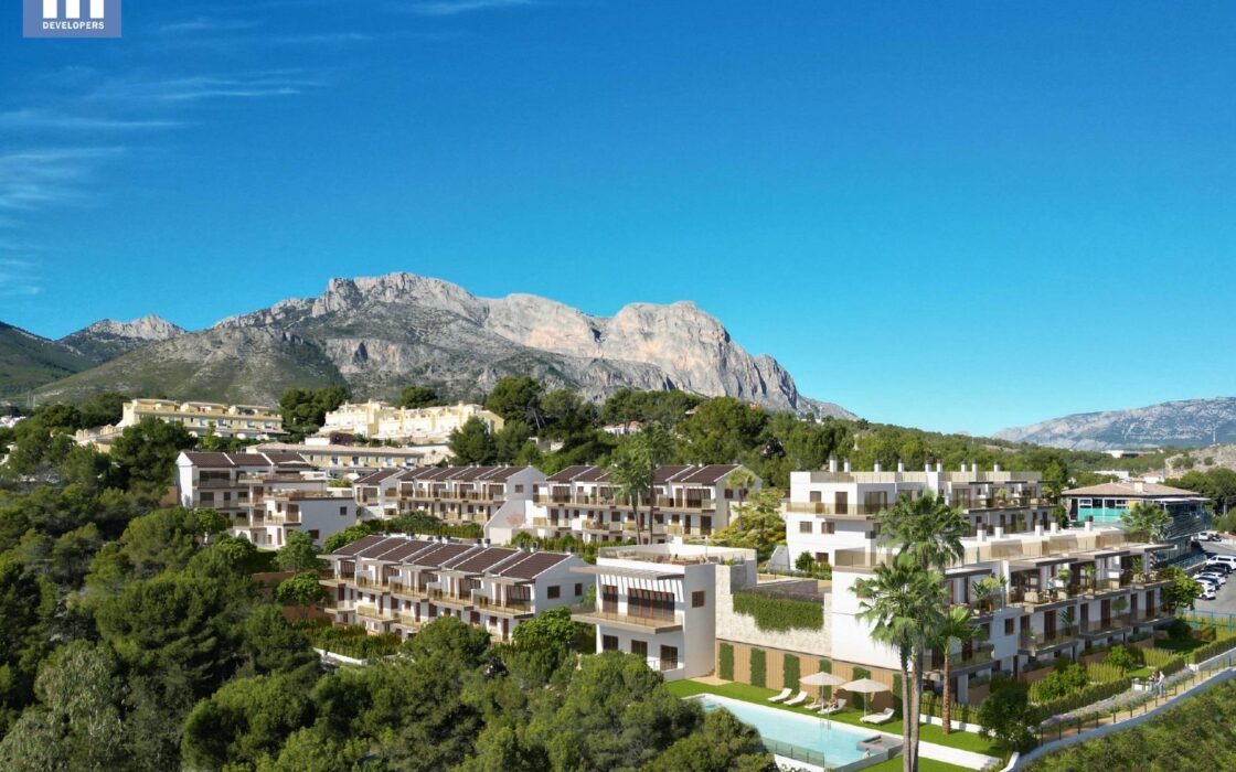 Новые таунхаусы в Ла-Нусии с панорамным видом 172 кв.м