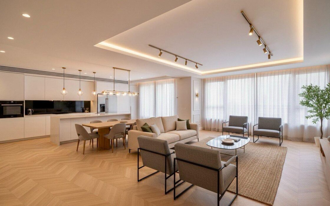 Апартаменты 324 кв.м в Мадриде, 5 спален, вид на город