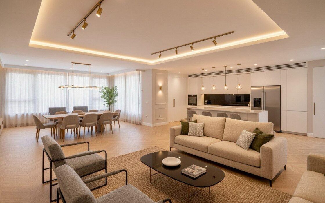 Апартаменты 324 кв.м в Мадриде, 5 спален, вид на город