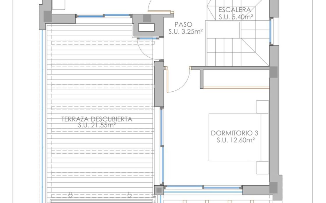 Современная вилла в Ла Эррада 138 кв.м с террасой у моря