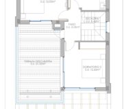 Современная вилла в Ла Эррада 138 кв.м с террасой у моря