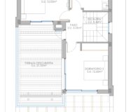 Современная вилла в Ла Эррада 138 кв.м с террасой у моря