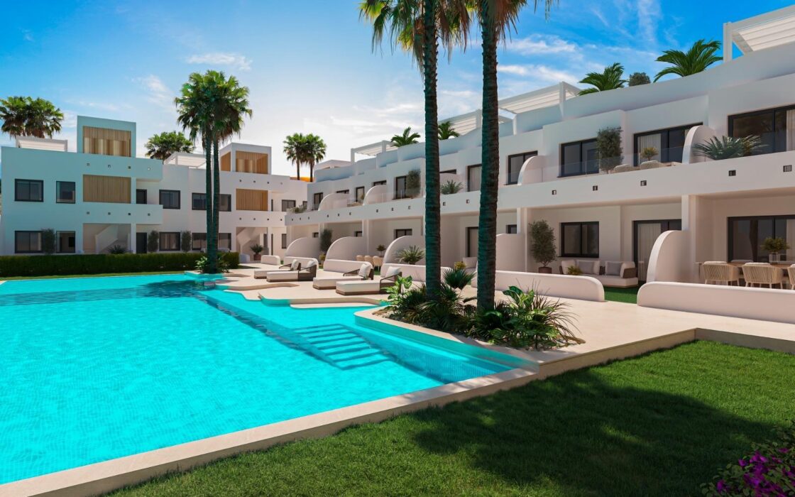 Новий житловий комплекс з терасою в долині Халон 84 кв.м