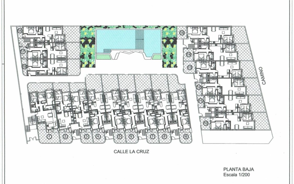 Новий житловий комплекс у Мурлі з терасами та басейном 124 кв.м