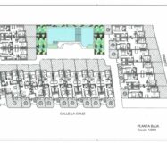Новий житловий комплекс у Мурлі з терасами та басейном 124 кв.м
