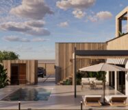 Экологичная вилла в Полопе с видом на море 226 кв.м