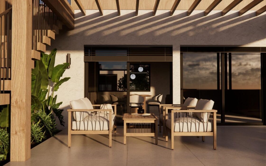 Экологичная вилла в Полопе с видом на море 226 кв.м