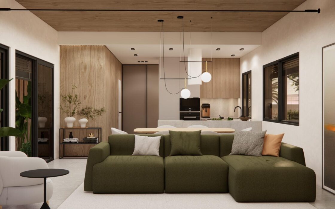 Экологичная вилла в Полопе с видом на море 226 кв.м