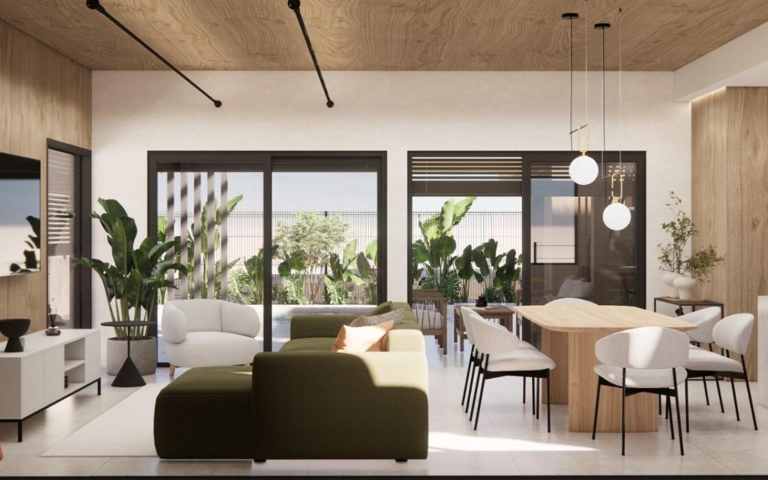 Экологичная вилла в Полопе с видом на море 226 кв.м