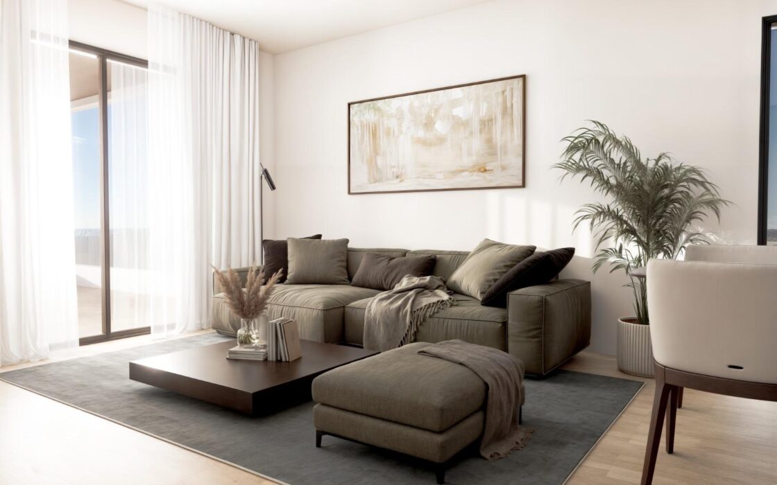 Сучасні апартаменти у Фіністраті з видом на море 87 кв.м