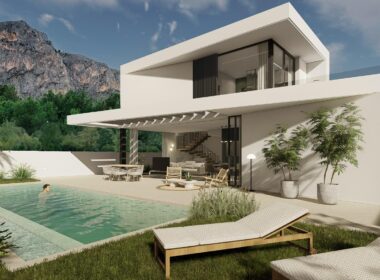 Роскошная вилла в Полопе 310 кв.м с видом на море