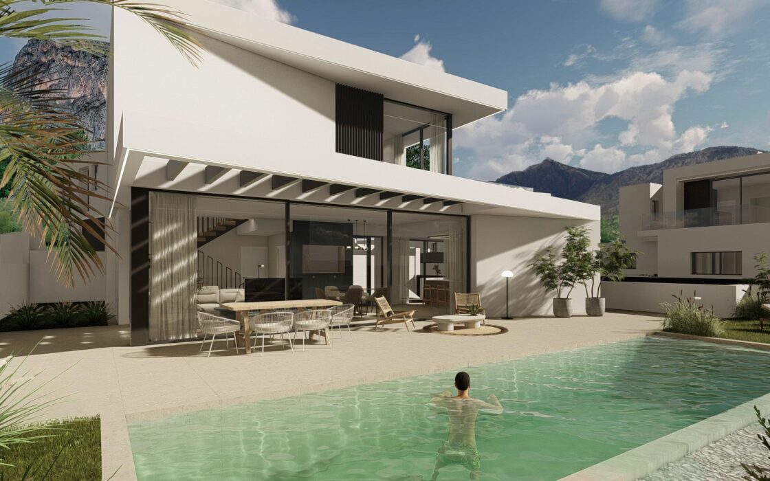 Роскошная вилла в Полопе 310 кв.м с видом на море