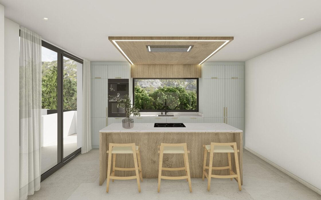 Роскошная вилла в Полопе 310 кв.м с видом на море