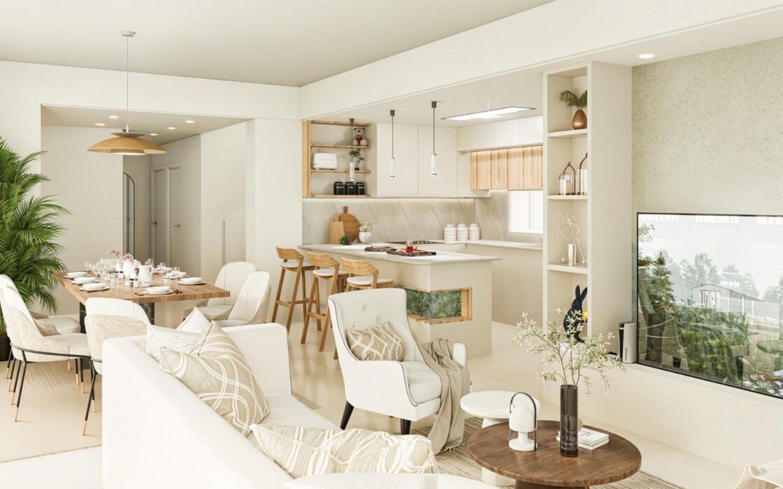 Вілла в Лос-Алькасаресі 4 кімнати 700 метрів до моря